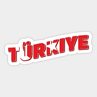 Turkey vintage style retro souvenir Sticker